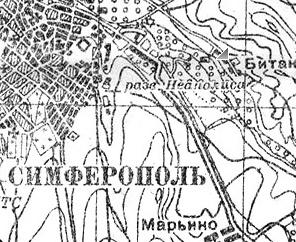 Прикрепленное изображение: Симферополь-карта-1941_канал.jpg
